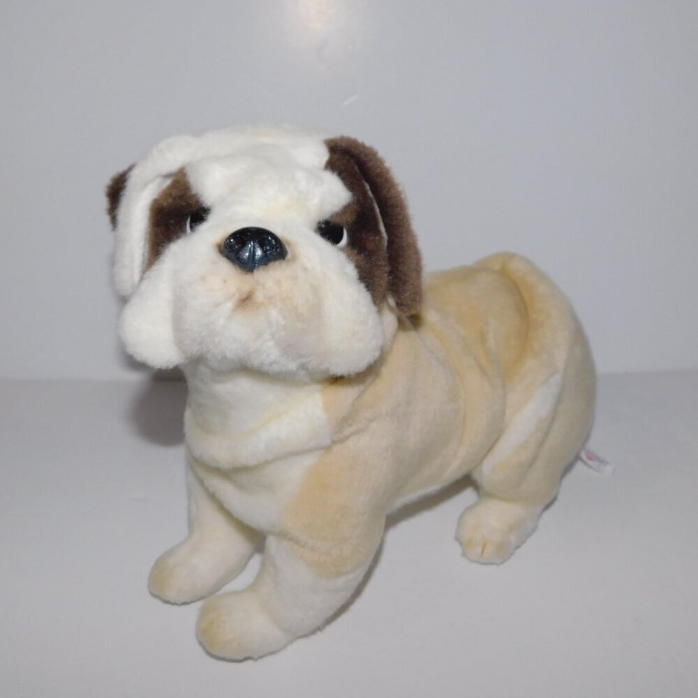 Hansa Bulldog Puppy Dog 11" plush Stuffed English Toy 5271